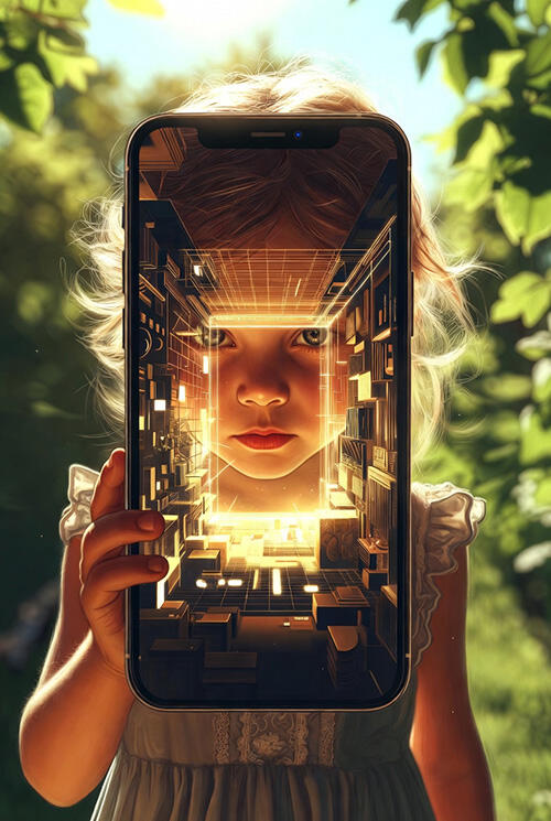 IGRA Initiative IGRA Initiative 2026, girl holding smart phone